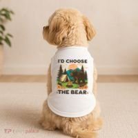 Id Choose The Bear Tik Tok Trend Doggie Tank thumb 2