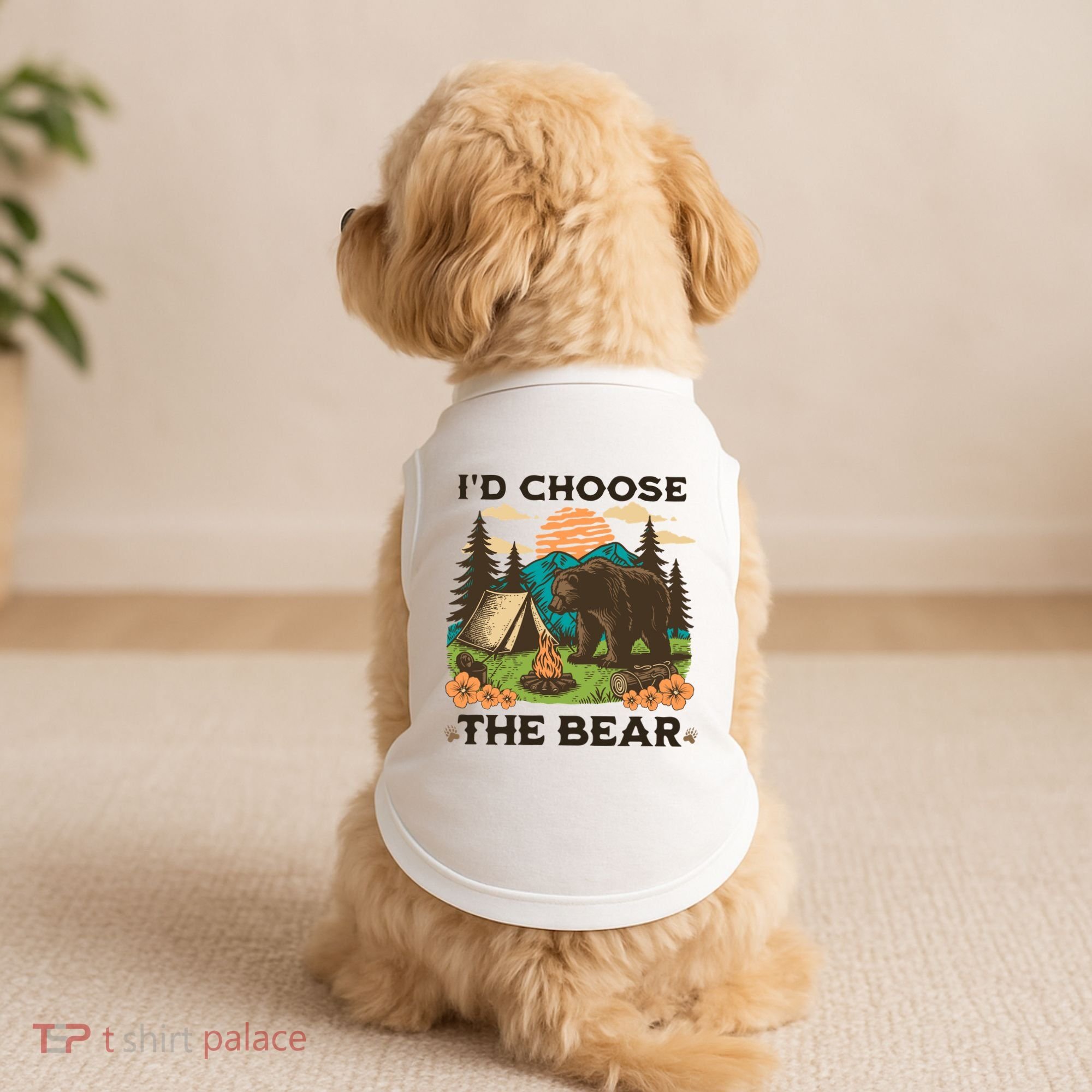 Id Choose The Bear Tik Tok Trend Doggie Tank