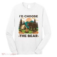 Id Choose The Bear Tik Tok Trend Long Sleeve Shirt thumb 0