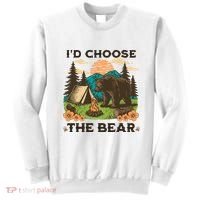 Id Choose The Bear Tik Tok Trend Sweatshirt thumb 0