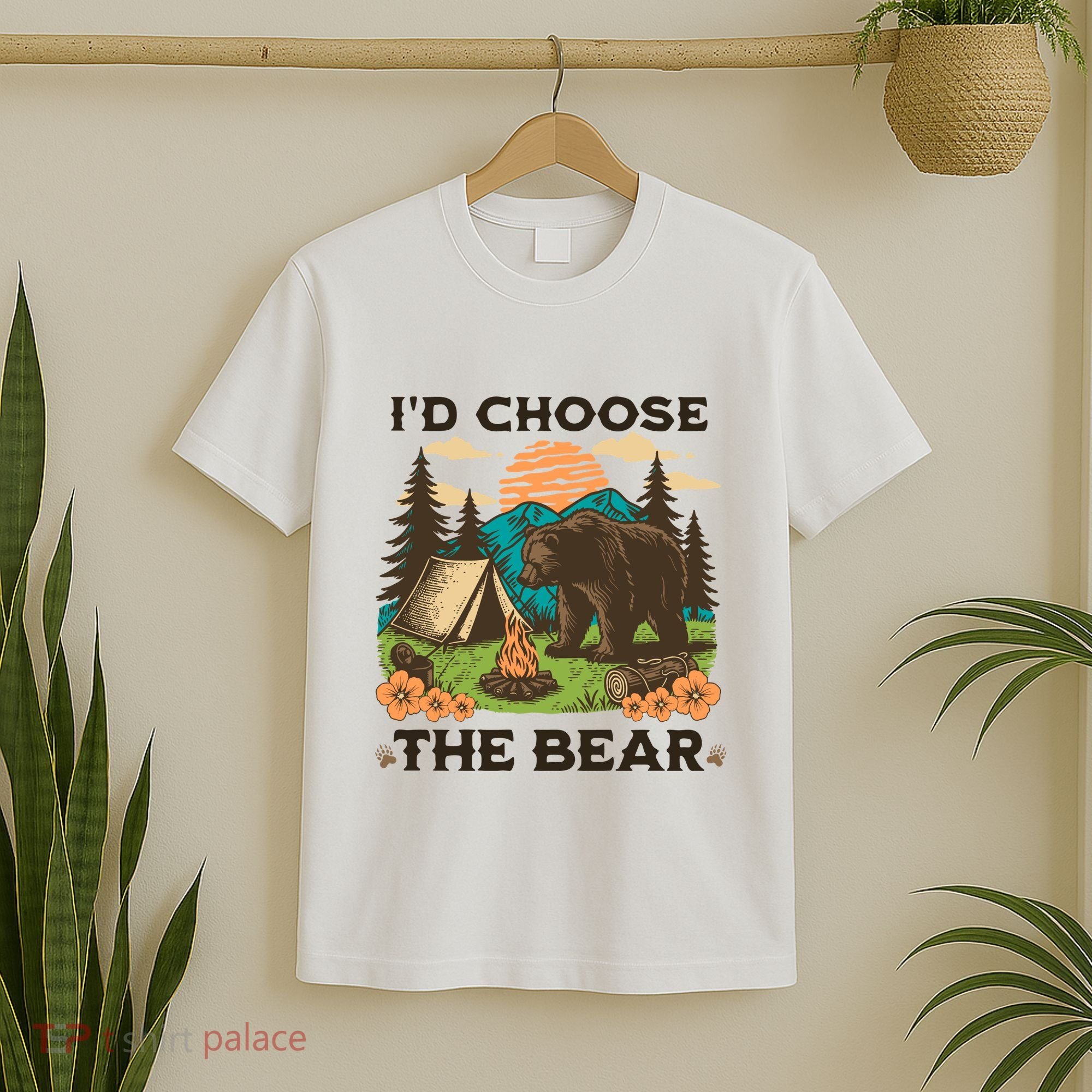 Id Choose The Bear Tik Tok Trend T-Shirt
