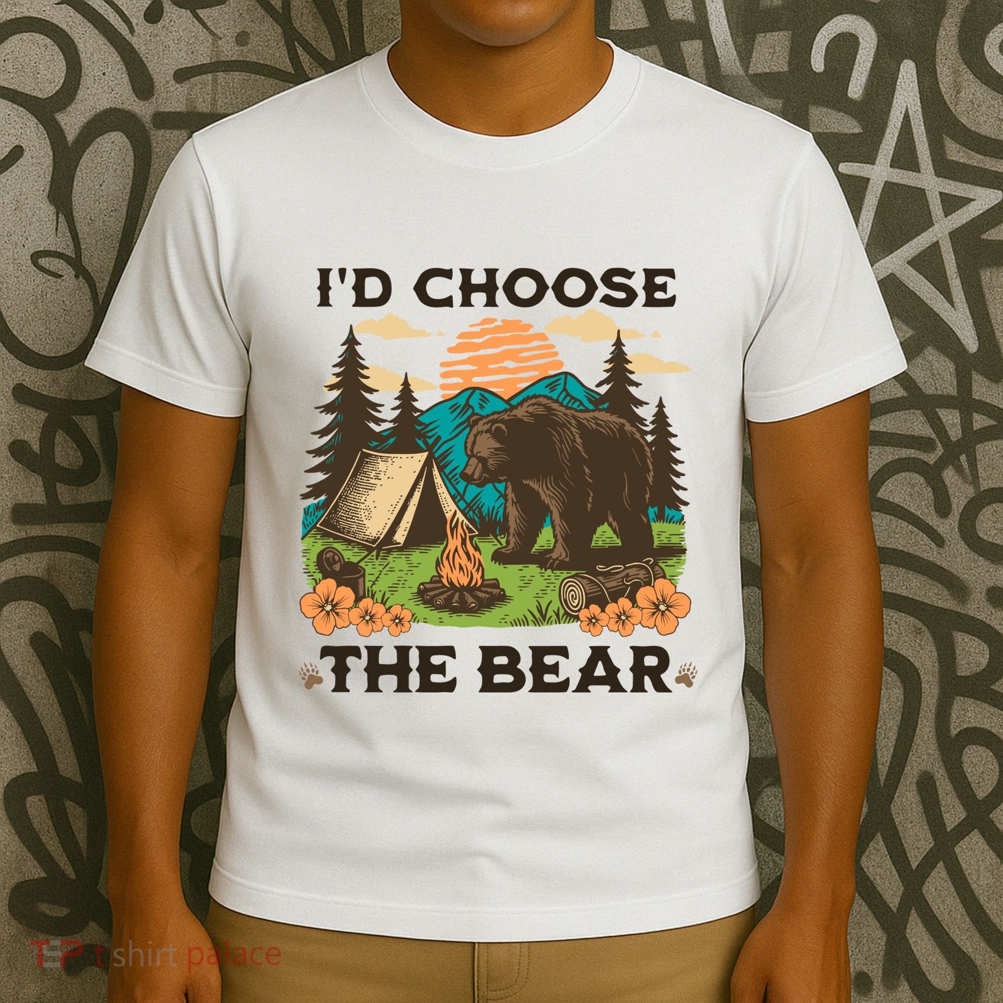 Id Choose The Bear Tik Tok Trend T-Shirt