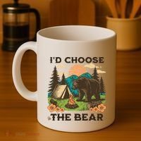 Id Choose The Bear Tik Tok Trend Coffee Mug thumb 4