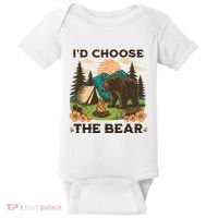 Id Choose The Bear Tik Tok Trend Baby Bodysuit thumb 0