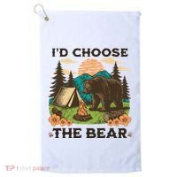 Id Choose The Bear Tik Tok Trend Golf Towel thumb 0