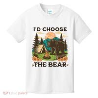 Id Choose The Bear Tik Tok Trend Kids T-Shirt thumb 0