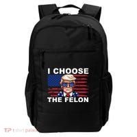 I Choose The Felon Pro Donald Trump Backpack thumb 0