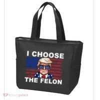 I Choose The Felon Pro Donald Trump Tote Bag thumb 3