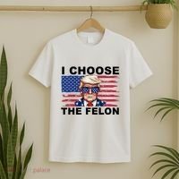 I Choose The Felon Pro Donald Trump T-Shirt thumb 2