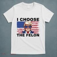 I Choose The Felon Pro Donald Trump T-Shirt thumb 5