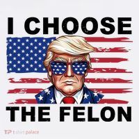 I Choose The Felon Pro Donald Trump T-Shirt thumb 7