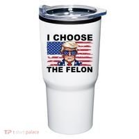 I Choose The Felon Pro Donald Trump Tumbler thumb 0