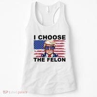I Choose The Felon Pro Donald Trump Women's Tank Top thumb 0