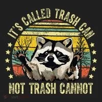 ItS Called Trash Can Not Trash Cannot Racoon Retro Women's Sweatshirt thumb 2
