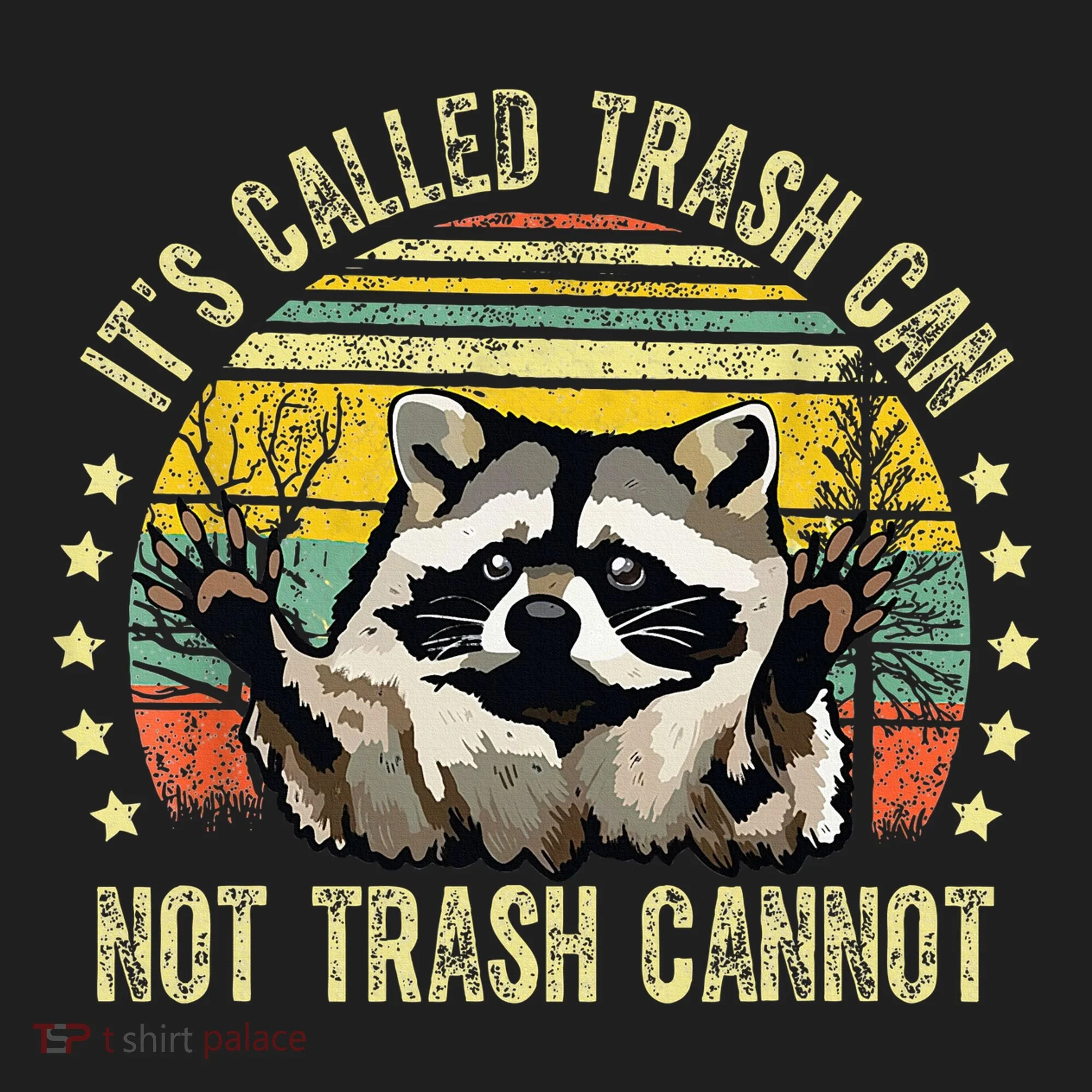 ItS Called Trash Can Not Trash Cannot Racoon Retro Women's Sweatshirt