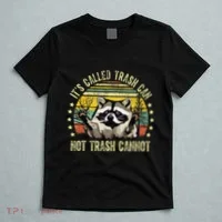 ItS Called Trash Can Not Trash Cannot Racoon Retro T-Shirt thumb 5