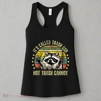 ItS Called Trash Can Not Trash Cannot Racoon Retro Women's Tank Top thumb 3