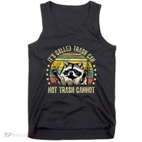 ItS Called Trash Can Not Trash Cannot Racoon Retro Tank Top thumb 0
