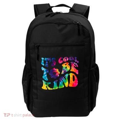 It's Cool To Be Kind Colorful Dye Backpack