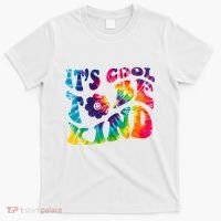 It's Cool To Be Kind Colorful Dye T-Shirt thumb 0