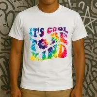 It's Cool To Be Kind Colorful Dye T-Shirt thumb 3