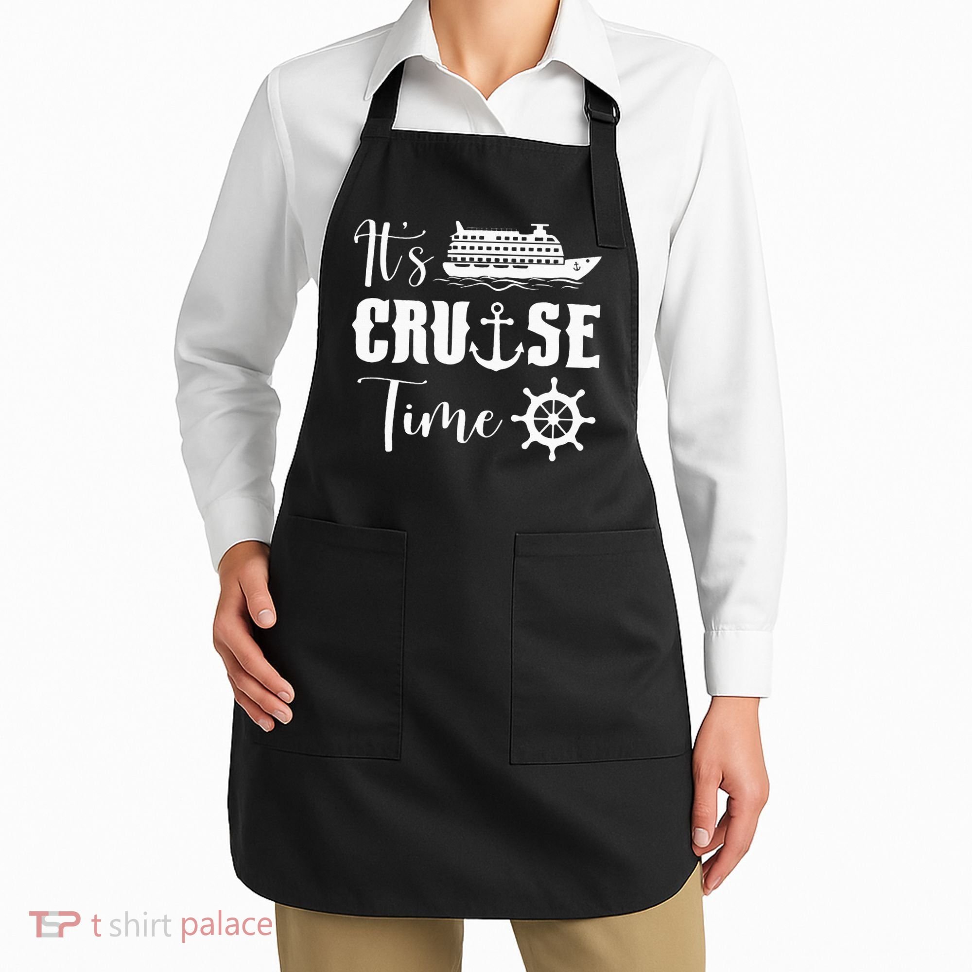 It's Cruise Time Funny Cruise Lover Apron