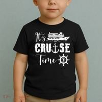 It's Cruise Time Funny Cruise Lover Toddler T-Shirt thumb 2