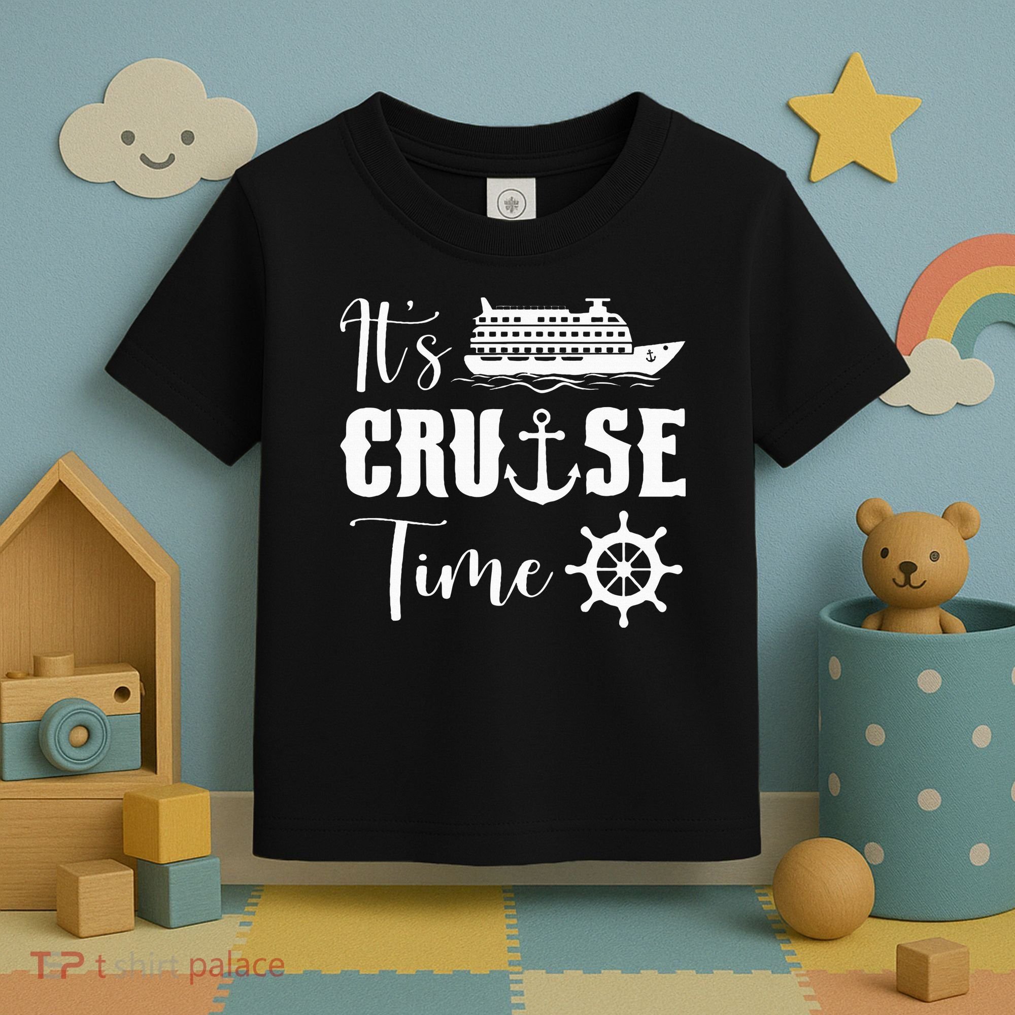 It's Cruise Time Funny Cruise Lover Toddler T-Shirt
