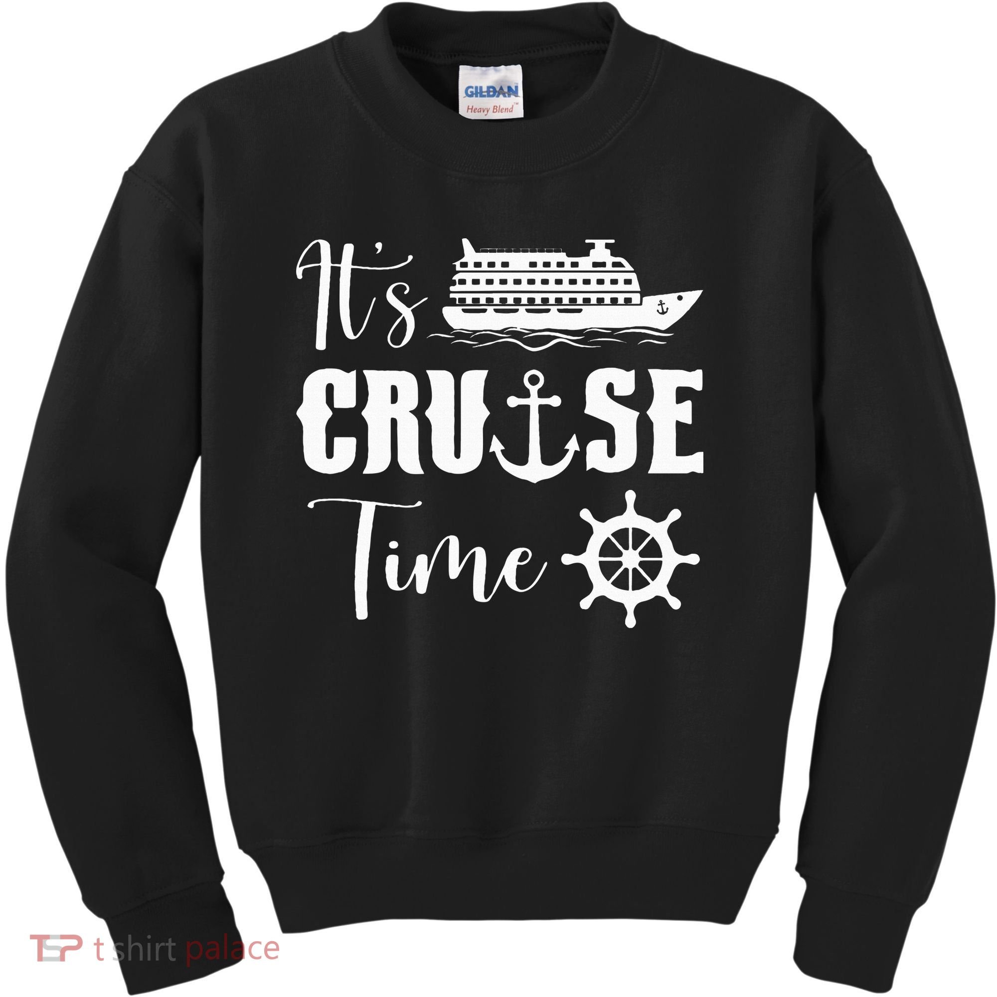 It's Cruise Time Funny Cruise Lover Kids Sweatshirt