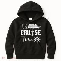 It's Cruise Time Funny Cruise Lover Kids Hoodie thumb 0