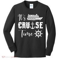 It's Cruise Time Funny Cruise Lover Kids Long Sleeve Shirt thumb 0