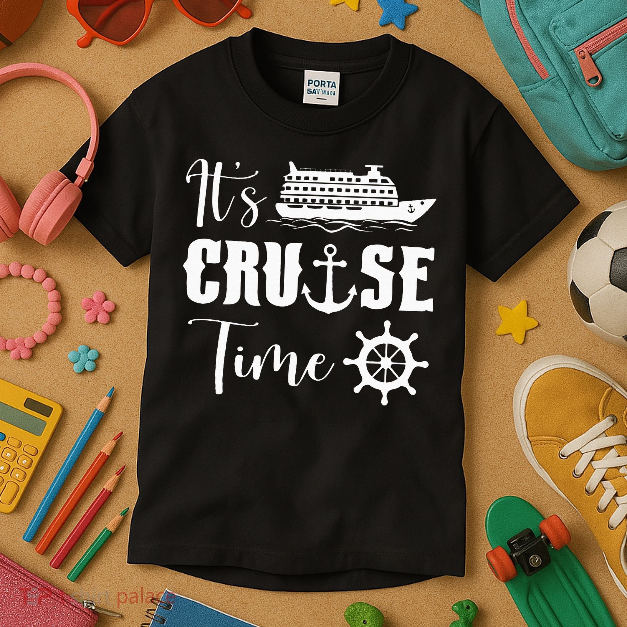 It's Cruise Time Funny Cruise Lover Kids T-Shirt