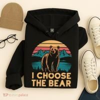 I Choose The Bear Hoodie thumb 4