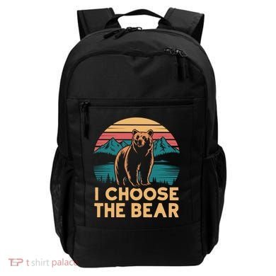 I Choose The Bear Backpack