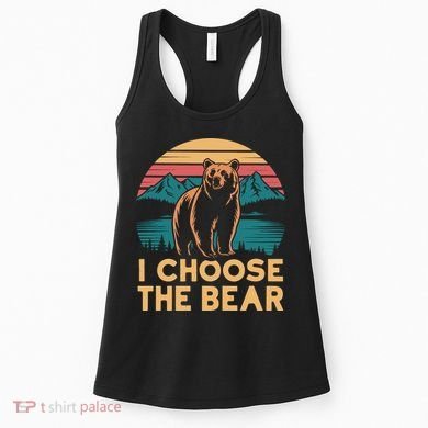 I Choose The Bear Women's Tank Top