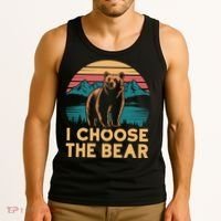 I Choose The Bear Tank Top thumb 3