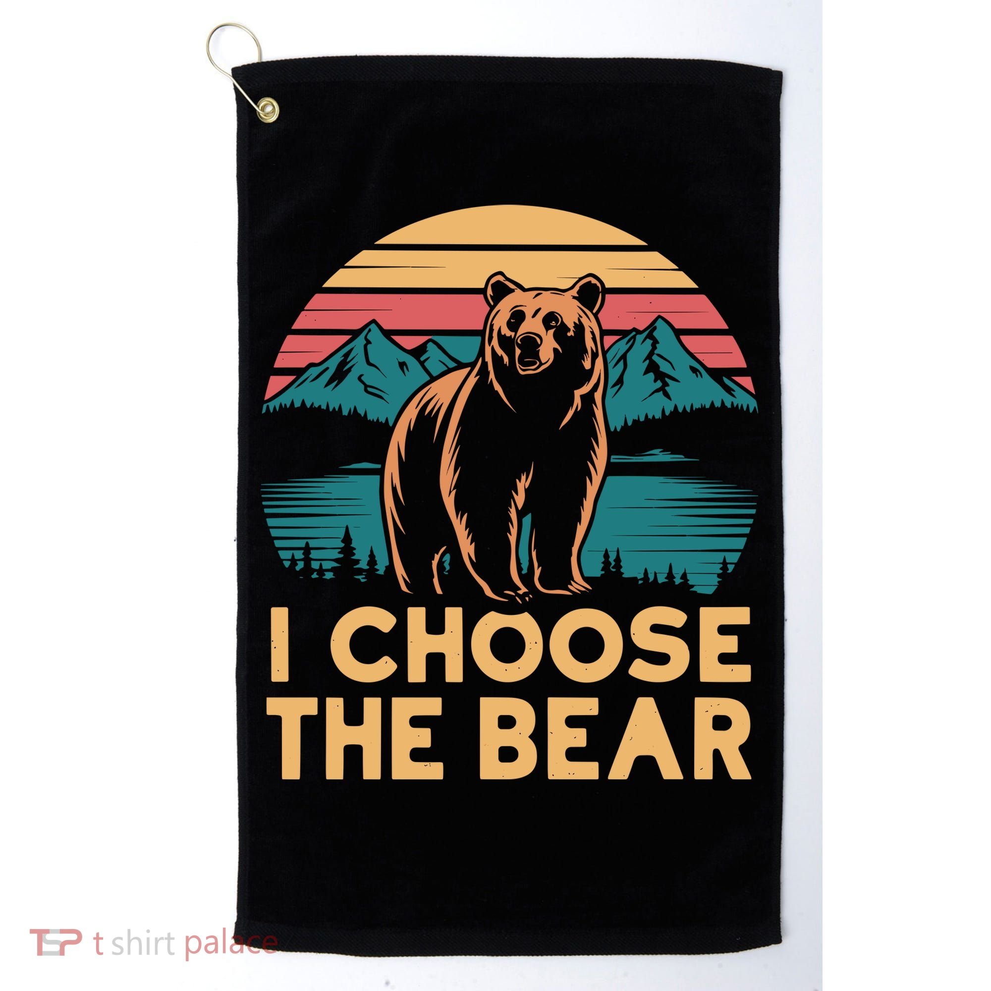 I Choose The Bear Golf Towel