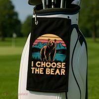 I Choose The Bear Golf Towel thumb 2