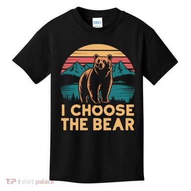 I Choose The Bear Kids T-Shirt