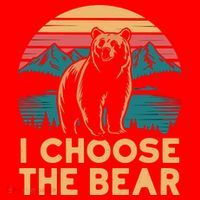 I Choose The Bear Santa Hat thumb 1