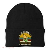 Its Corn Tiktok Song Shirt It’s Corn It Has The Juice Beanie thumb 0