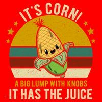 Its Corn Tiktok Song Shirt It’s Corn It Has The Juice Santa Hat thumb 1