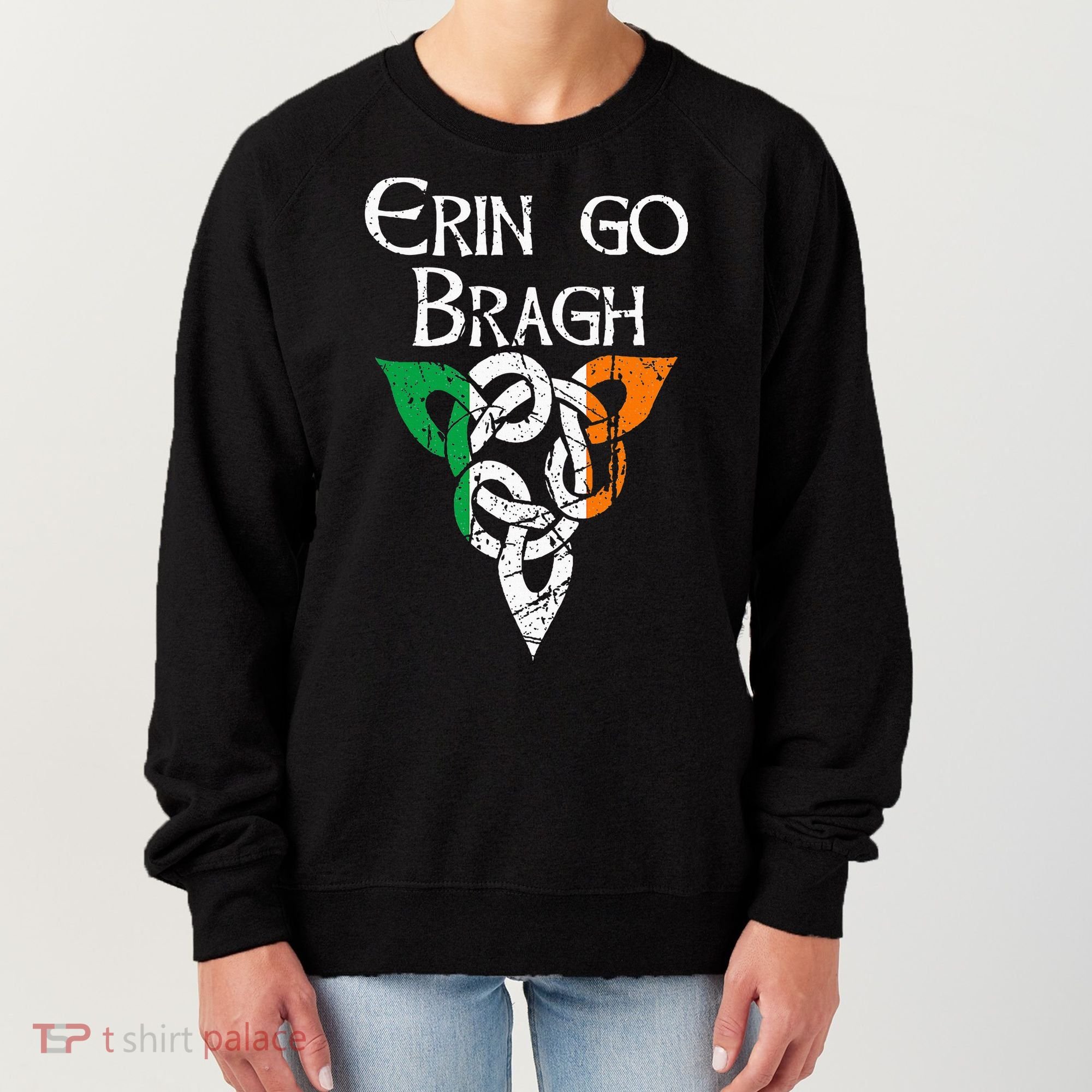 Ireland Celtic Trinity Knot Triquetra Irish Erin Go Bragh Women's Sweatshirt