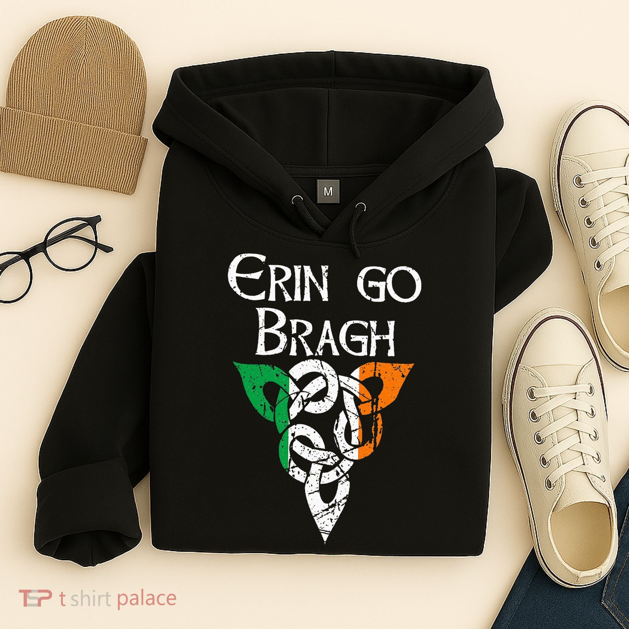 Ireland Celtic Trinity Knot Triquetra Irish Erin Go Bragh Hoodie
