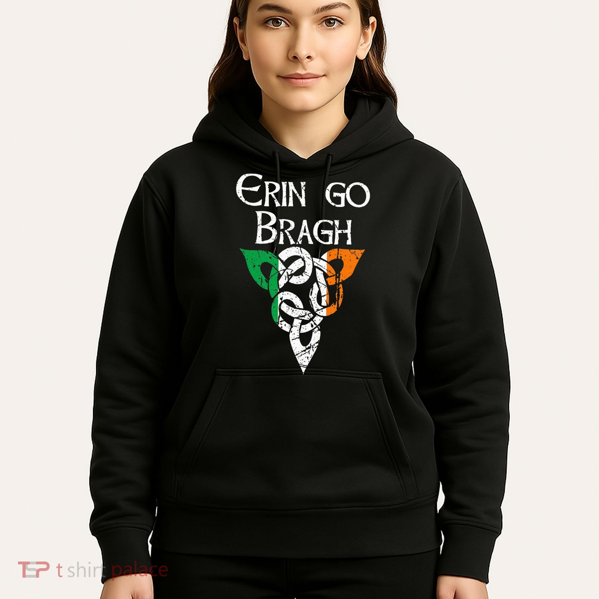 Ireland Celtic Trinity Knot Triquetra Irish Erin Go Bragh Hoodie