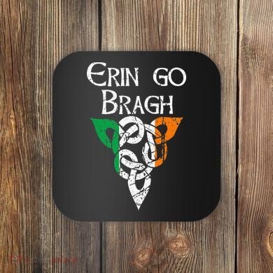 Ireland Celtic Trinity Knot Triquetra Irish Erin Go Bragh Coaster