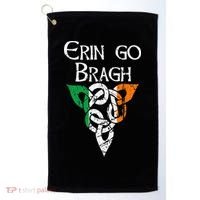 Ireland Celtic Trinity Knot Triquetra Irish Erin Go Bragh Golf Towel thumb 0