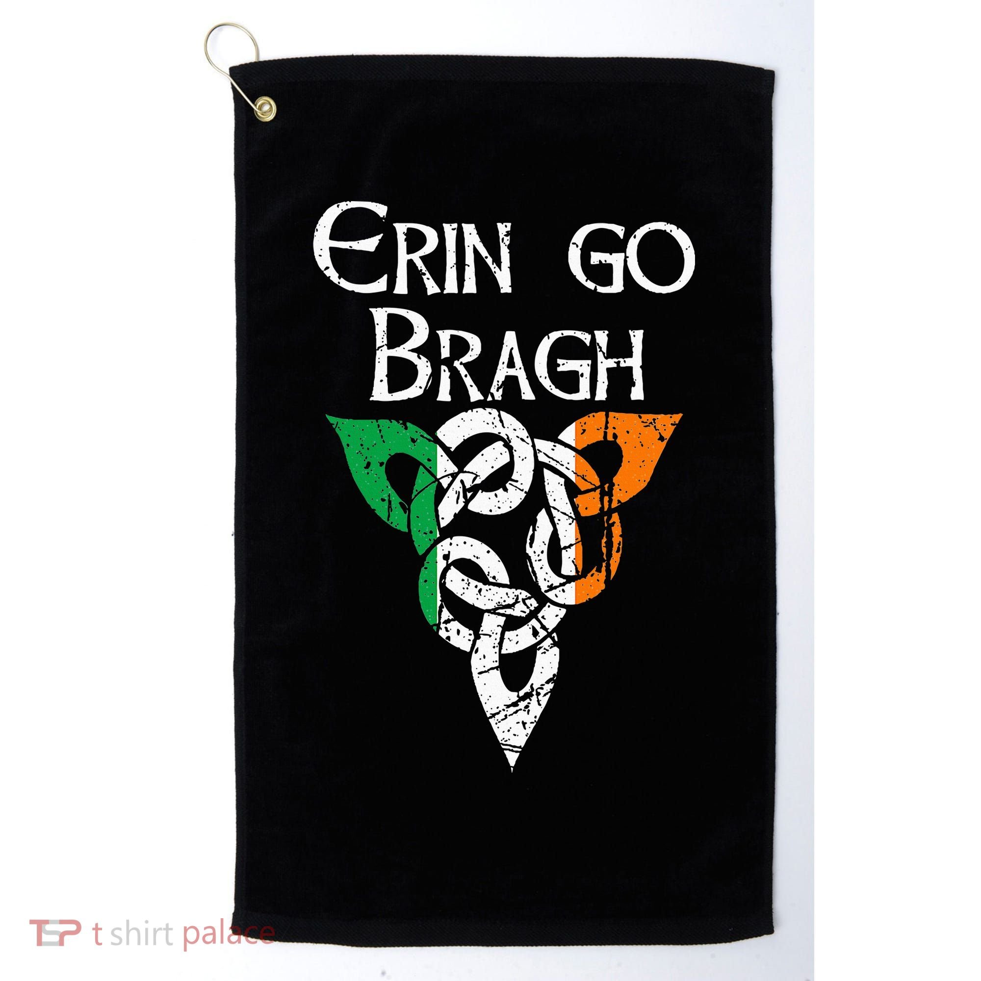 Ireland Celtic Trinity Knot Triquetra Irish Erin Go Bragh Golf Towel