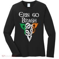 Ireland Celtic Trinity Knot Triquetra Irish Erin Go Bragh Women's Long Sleeve Shirt thumb 0