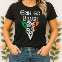 Ireland Celtic Trinity Knot Triquetra Irish Erin Go Bragh Women's T-Shirt thumb 2